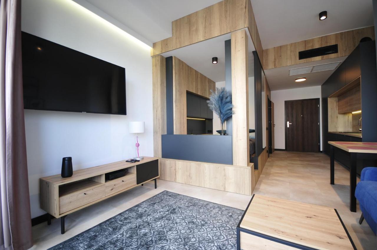 Apartament Flaming Hanza Tower Szczecin Buitenkant foto